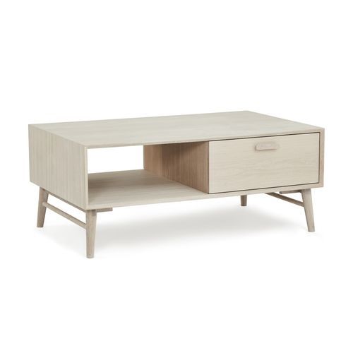 Moderner Couchtisch - PORTO - Furnhouse Aps - Eiche / Massivholz / MDF