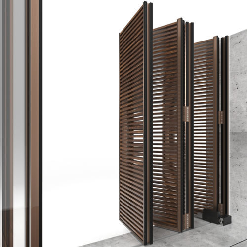 Faltbare Sonnenschutzlamelle - Motion 10010 - MOTION FACADES - Verbundwerkstoff / Aluminium / Blech