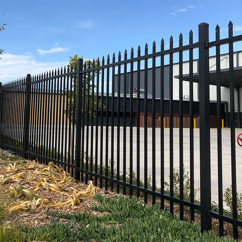 Zaun mit Stangen - FDCI107001 - Fence Depot - Industrie / zur beruflichen Nutzung / galvanisiertem Stahl