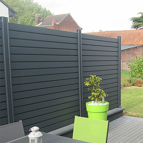 Zaun mit Stangen - FDR102001 - Fence Depot - für Wohnhaus / Aluminium / rechteckig