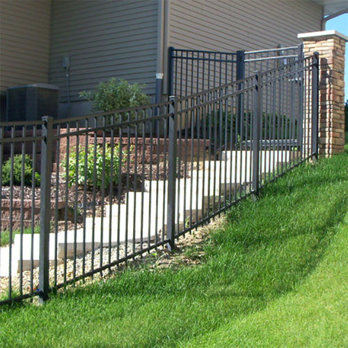 Zaun mit Stangen - FDR104001 - Fence Depot - für Wohnhaus / Aluminium / rechteckig