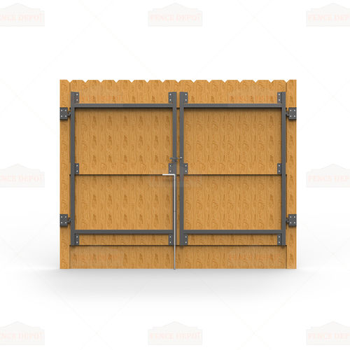 Einflügeliges Tor - FDR205001 - Fence Depot - links / Stahl / Platten