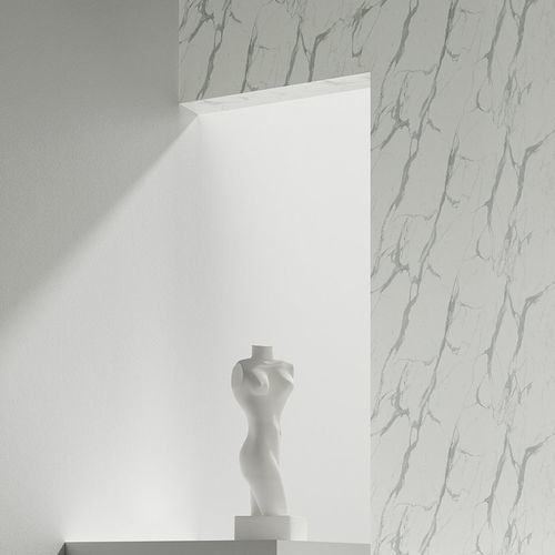 Verkleidungs-Dekorplatte - Statuario Venato T09 - Saviola - wandmontiert / Melamin / farbig