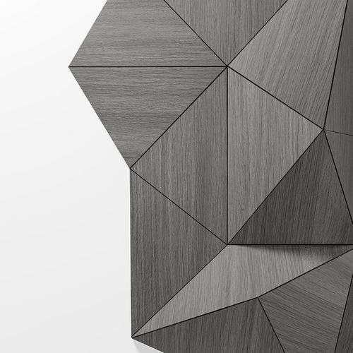 Verkleidungs-Dekorplatte - Mabathu Grigio A55 - Saviola - wandmontiert / Melamin / 3D
