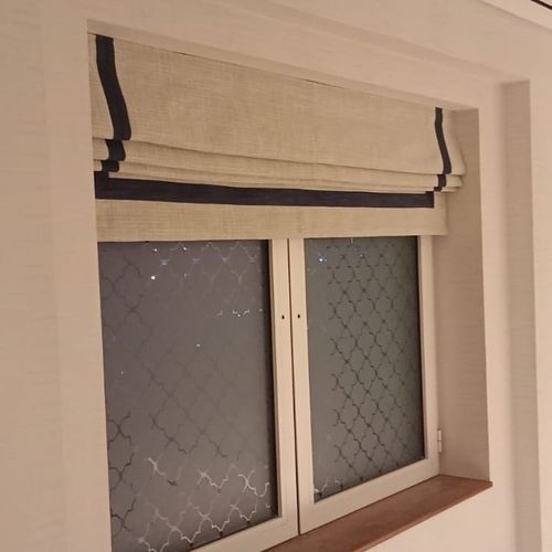 Raffrollojalousie - Pachers Blinding Trading LLC - für Fenster / Stoff / für Außenbereich