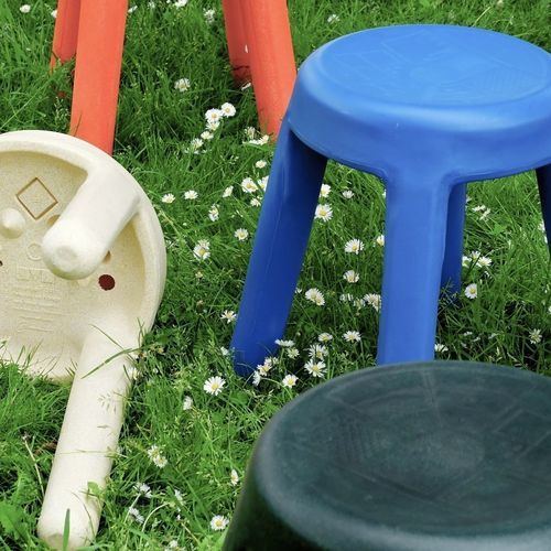Moderner Hocker - ROTOMAN - Maximum Paris - Kunststoff / Gestell aus Kunststoff / für Gewerbegebrauch