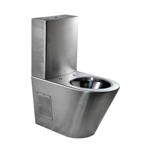 Freistehendes WC - TYTON PLUS - LOGGERE - Edelstahl / für Privatgebrauch / für Gewerbegebrauch