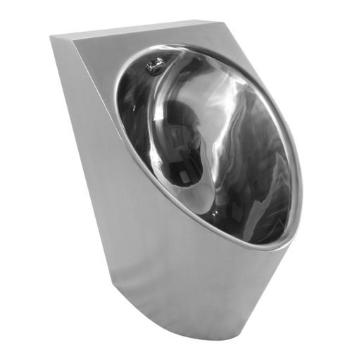 Urinal / gebürsteter Edelstahl - Creativ - LOGGERE - hängend / für öffentliche Sanitäreinrichtungen