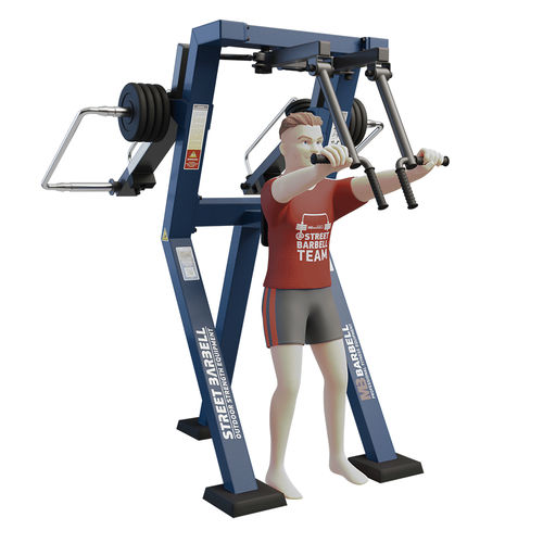 Butterfly-Fitnessgerät - MB 7.31  - Streetbarbell - für Außenbereich / für Gewerbegebrauch