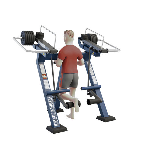 Beinstreckungs-Fitnessgerät - MB 7.44  - Streetbarbell - für Außenbereich / für Gewerbegebrauch