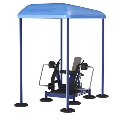 Beinstreckungs-Fitnessgerät - MB 7.76 SEATED  - Streetbarbell - für Außenbereich / für Gewerbegebrauch