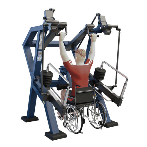 Lat-Pulldown-Fitnessgerät - MB 7.38.3 STREETBARBELL+ - Streetbarbell - für Außenbereich / für Gewerbegebrauch
