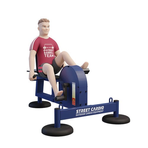 Liegender Heimtrainer - MB 7.82  - Streetbarbell - für Außenbereich / für Gewerbegebrauch / für Sportparcours