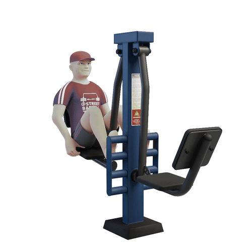 Beinpresse für Außenbereich - MB 7.06.1 - Streetbarbell - für Kinder
