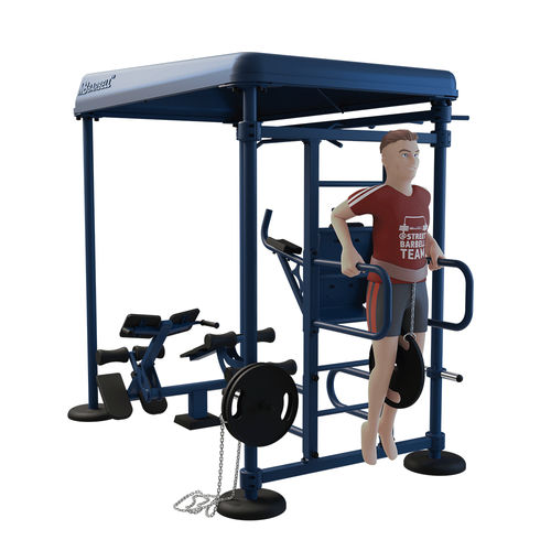 Multifunktions-Trainingsgerät - MB 7.47  - Streetbarbell - für Außenbereich / für Gewerbegebrauch