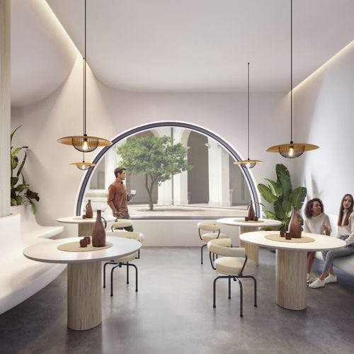 Verkleidungs-Dekorplatte - Chez Linen - Durasein - für Innenausbau / Mineralwerkstoff / weiß
