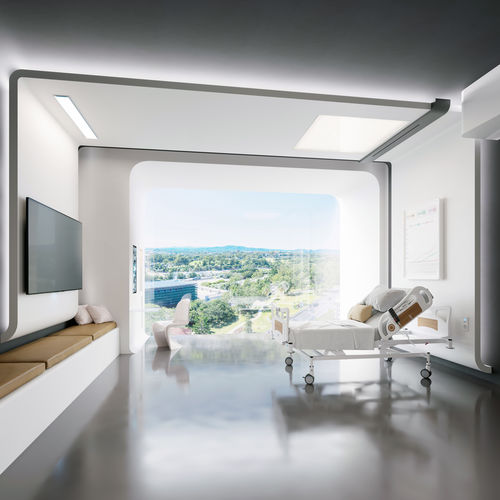 Verkleidungs-Dekorplatte - Slanico White - Durasein - für Innenausbau / Mineralwerkstoff / glatt