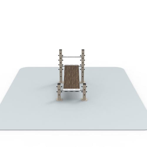Sit-Up-Bänke / für Außenbereich - Lean abs - ROBUST - für öffentliche Bereiche