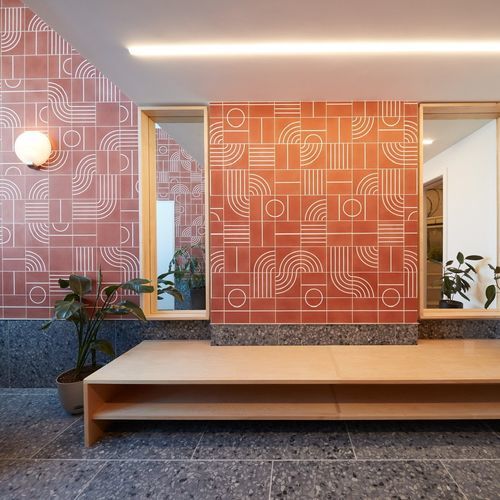 Zement-Zementfliese - STRANDS - concrete collaborative - matt / für den Innenraum / für Außenbereich