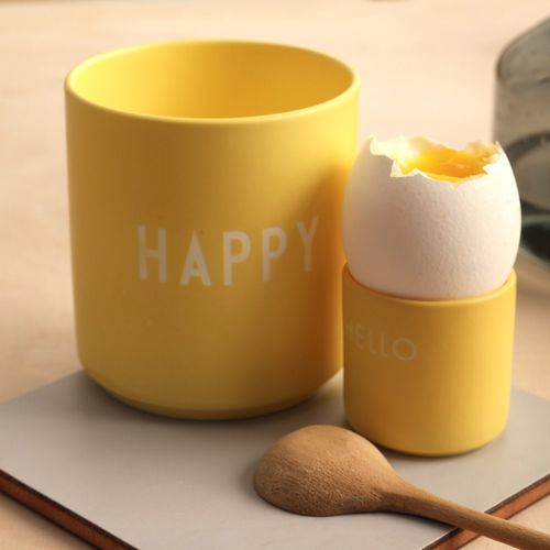 Porzellan-Eierbecher - YELLOHELLO - DESIGN LETTERS ApS