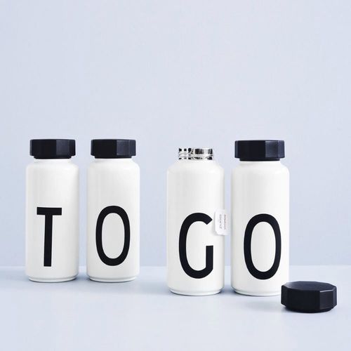 Edelstahlflasche - Personal Insulated A-Z - DESIGN LETTERS ApS