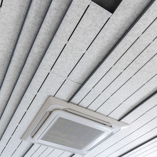 PET-Zwischendecke - Code - ECOcero - Lamellen / für Büro / für den Innenraum
