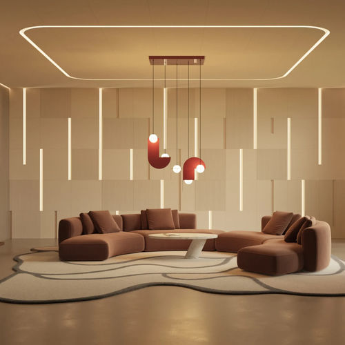 Deckenmontiertes Beleuchtungsprofil - Lumomesh - ECOcero - wandmontiert / Einbau / LED