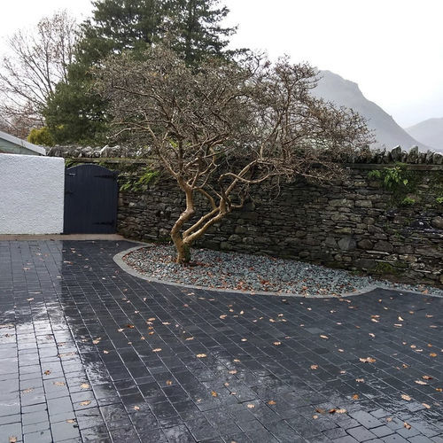 Schiefer-Pflasterstein - TUMBLED SETTS - Terra Natural - für Außenbereich / für Terrasse / für Parkplätze