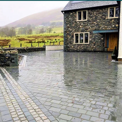 Schiefer-Pflasterstein - TUMBLED SETTS - Terra Natural - für Außenbereich / für Terrasse / für Parkplätze