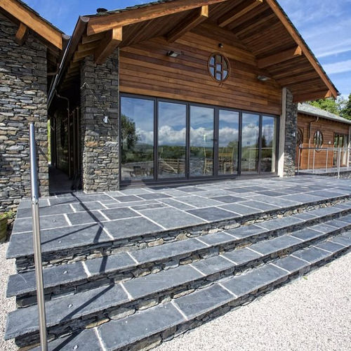 Schiefer-Bodenbelag - GRAPHITE  - Terra Natural - für den Innenraum / für Außenbereich / für Wohnbereich