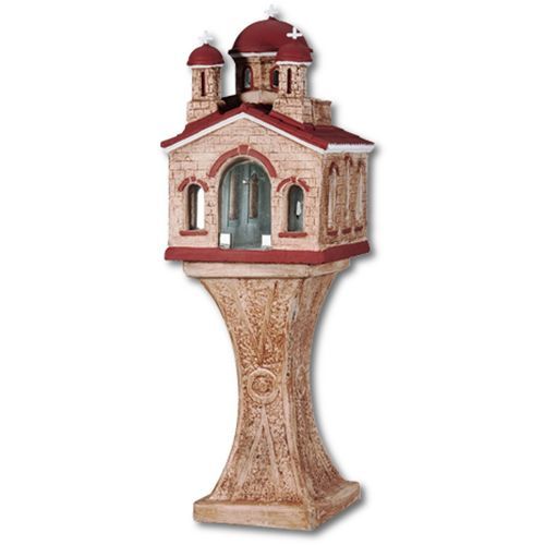 Steinskulptur - 0500 - Sxistolithos - Zement / für Außenbereich / Garten