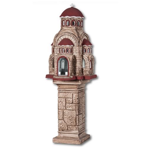Steinskulptur - 0505 - Sxistolithos - Zement / für Außenbereich / Garten