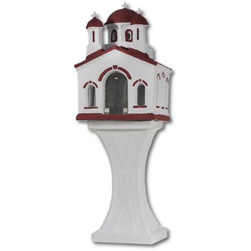 Steinskulptur - 0507 - Sxistolithos - Zement / für Außenbereich / Garten