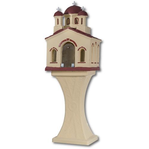 Steinskulptur - 0506 - Sxistolithos - Zement / für Außenbereich / Garten