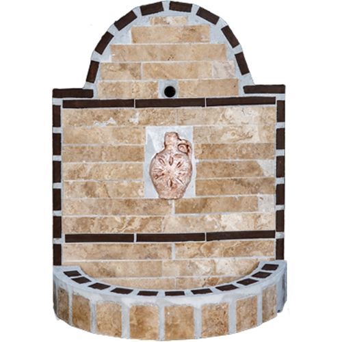 Garten-Springbrunnen - 0626 - Sxistolithos - bodenstehend / Stein / Kalkstein