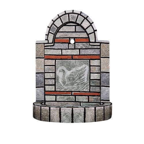 Garten-Springbrunnen - 0606 - Sxistolithos - bodenstehend / Stein / Keramik