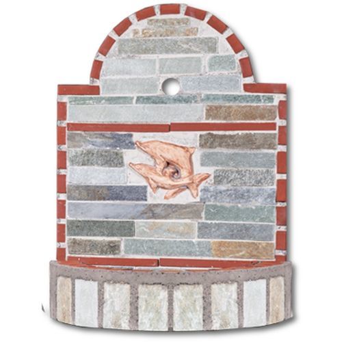 Garten-Springbrunnen - 0612 - Sxistolithos - bodenstehend / Stein / Keramik