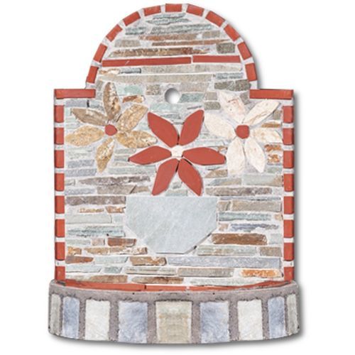 Garten-Springbrunnen - 0613 - Sxistolithos - bodenstehend / Stein / Keramik