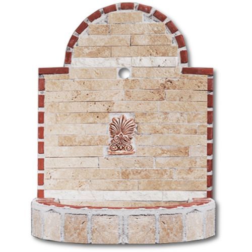 Garten-Springbrunnen - 0615 - Sxistolithos - bodenstehend / Stein / Keramik