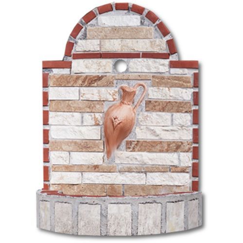 Garten-Springbrunnen - 0618 - Sxistolithos - bodenstehend / Stein / Keramik