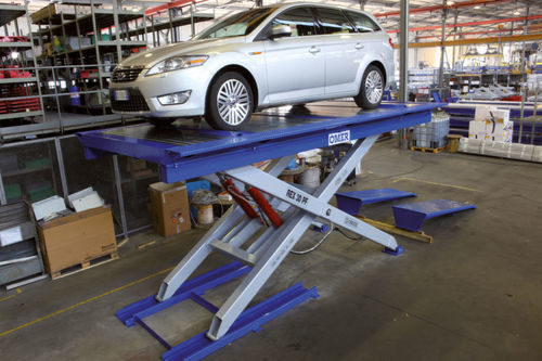 Hebeplattform für PKW - REX PF - O.ME.R. SpA - Wartung / für industrielle Nutzung / zur beruflichen Nutzung