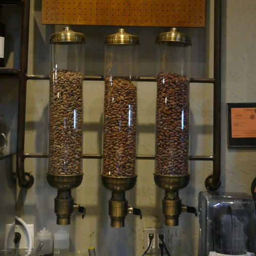 Wandmontierter Kaffeebohnenspender - 6" - Java Hill Distribution Inc - für Gewerbegebrauch