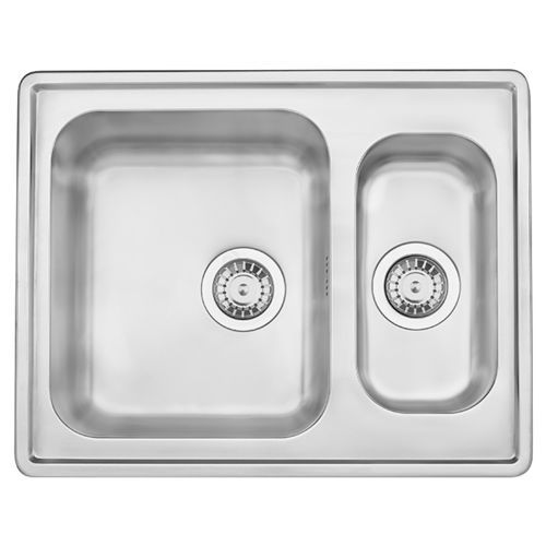 Doppelbeckenspüle - Stala Lyria L40 series - Stala - ohne Abtropffläche / mit Abtropffläche / Edelstahl