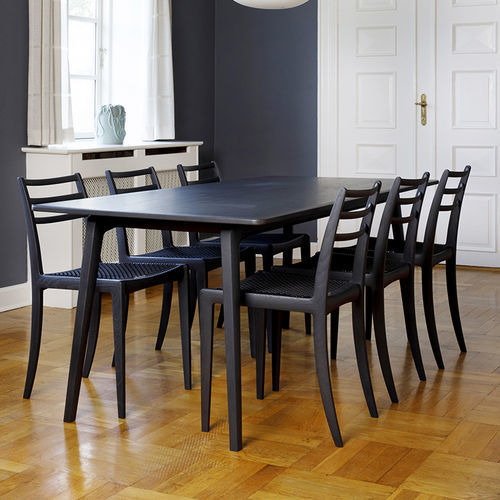 Moderner Esstisch - Elegance  - BERNSTORFFSMINDE - Esche / Gestell aus Esche / rechteckig