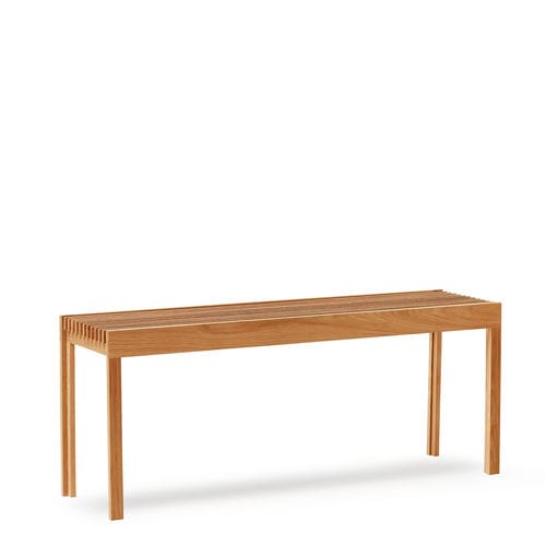 Bank / minimalistisches Design - Lightweight  - FORM & REFINE - Eiche / geöltes Holz / Weißeiche