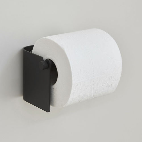 Wandmontierter WC-Rollenhalter - Arc  - FORM & REFINE - Edelstahl / Stahl / schwarz