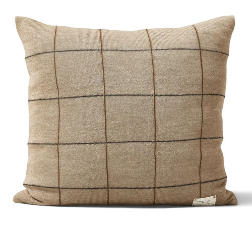 Kissen für Sofas - Aymara New  - FORM & REFINE - quadratisch / Streifenmuster / für Privatgebrauch