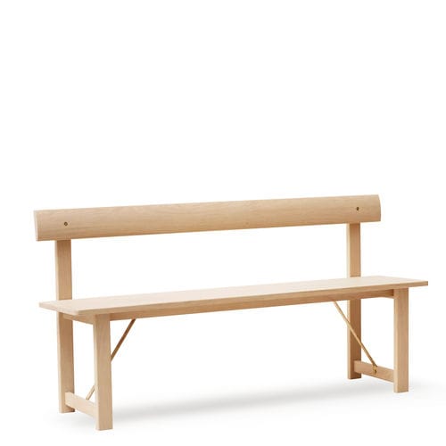 Moderne Bank - Position  - FORM & REFINE - Eiche / geöltes Holz / Weißeiche