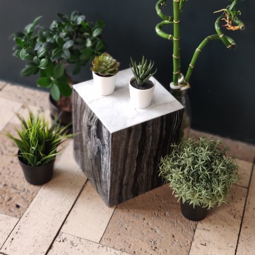 Moderner Säulenfuß - SILVER - PASIFIK GRANIT - Marmor / maßgefertigt
