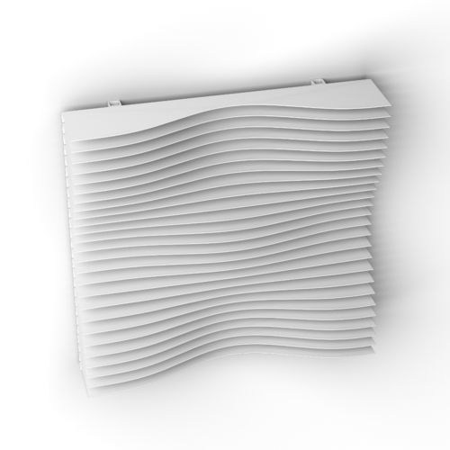 Paneel für Gebäude - HORIZONTICAL   (solar shading) - Axes in Excess - für Fassaden / Verkleidung / nachhaltig